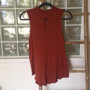 Free People orange top